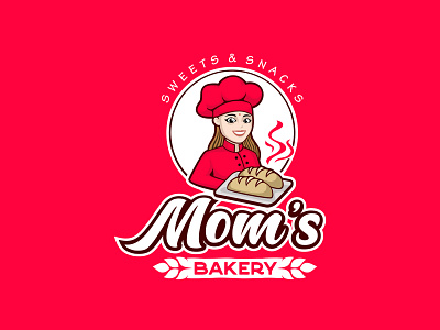 Mom S Bakery Logo Design By Md Bodiuzzaman On Dribbble