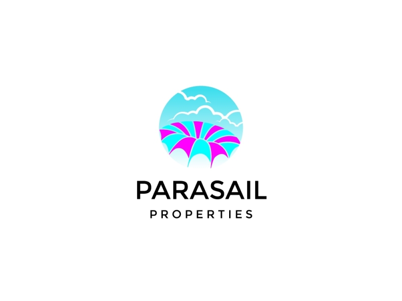 Parasail Logo custom logo design design logo graphics design logo logo creator logo maker versatile