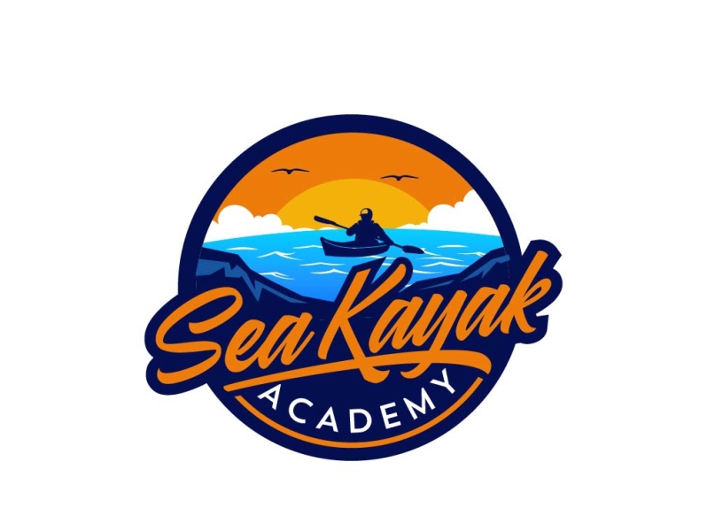 Sea Kayak Logo 3d branding custom logo design design logo graphic design graphics design logo logo creator logo maker versatile