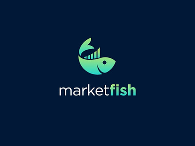 Market Fish Logo branding custom logo design design logo graphic design graphics design logo logo creator logo maker ui versatile