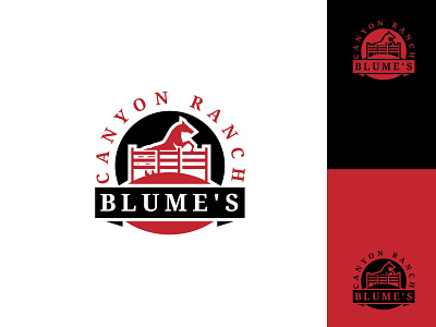Canyon Ranch Blume's Logo branding custom logo design design logo graphics design logo logo creator logo maker versatile