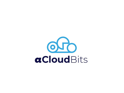 a Cloud Bits Logo Design custom logo design design logo graphics design logo logo creator logo maker versatile