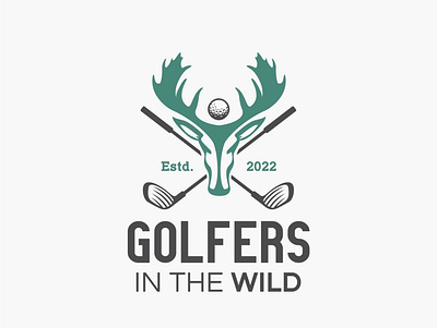 Golfers In The Wild Logo custom logo design design logo graphics design logo logo creator logo maker versatile