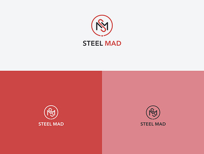 Steel MAD custom logo design design logo graphics design logo creator logo maker professional logo ui ui design unique vector versatile