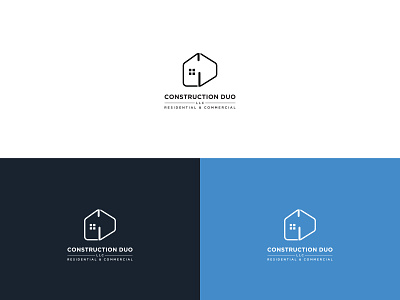 Construction Duo LLC Free Download custom logo custom logo graphics design logo logo creator logo maker professional logo real estate logo versatile
