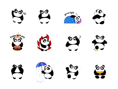 ChineseSkill-Panda emoji emoji illustration panda