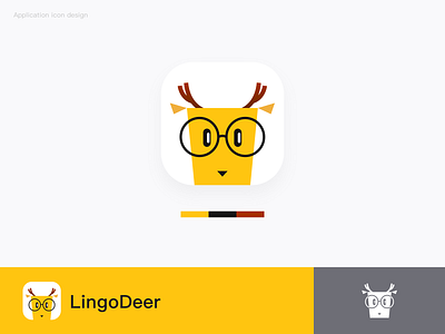 LingoDeer app icon design app icon illustration logo