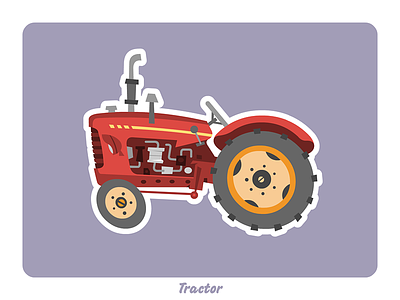 Farm Tractor illustration tractor vector