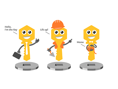 Mascot Key characters illustration mascot vector