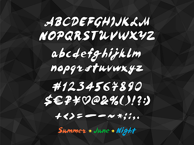 Summer font