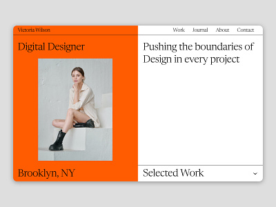Victoria Wilson – Webflow template figma template typography webdesign webflow