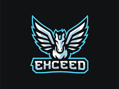 Mythical Horse Mascot Logo