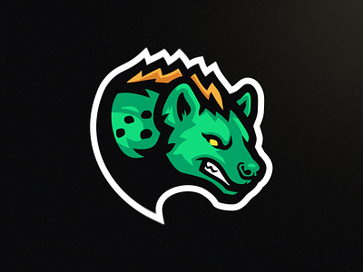 Hyenas aggressive logo animal branding character design esport esports esports logo fifnine gaming logo hyena illustration logo mascot sports logo tournament vector visual identity