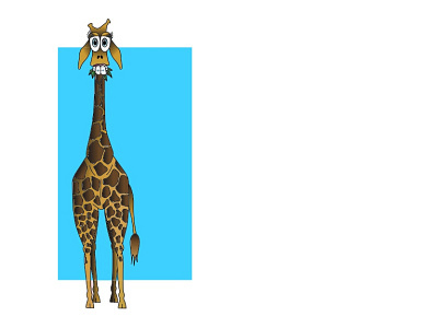 Giraffe animal art animals animals illustrated animals logo giraffe giraffes illustraion illustrator savanna