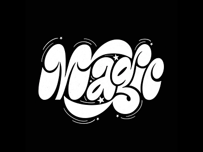 Magic hand lettering lettering type typo typography