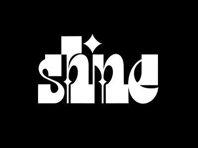 Shine display type drawing experimental type hand lettering lettering text type typedesign typography