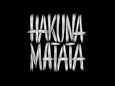 Hakuna matata goodtype hand lettering hand type lettering lettering art type type art type drawn typography tyxca