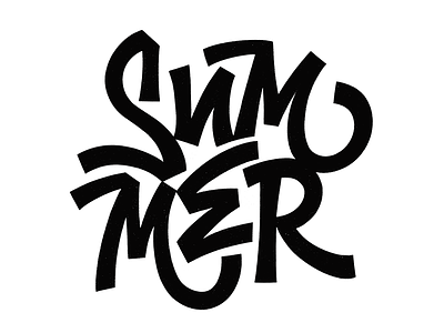Summer graphic desogn hand lettering lettering lettering art lettering artist lettering challenge letters logo design print design type typedesign typo typography