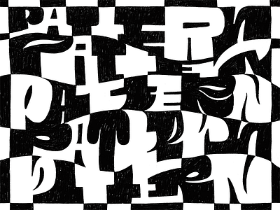 Pattern black and white display type hand lettering handlettering inktober inktober2019 letterforms lettering lettering art lettering challenge pattern type type design typo typography typography art