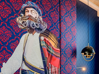 HEADBOARD DESIGN FOR NORTHWEST ROOM art collage collageart hotel hoteldesign mural mural design muralart