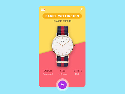 Clock app appdesign clean clock concept design interactive interface mobile ui ux watch