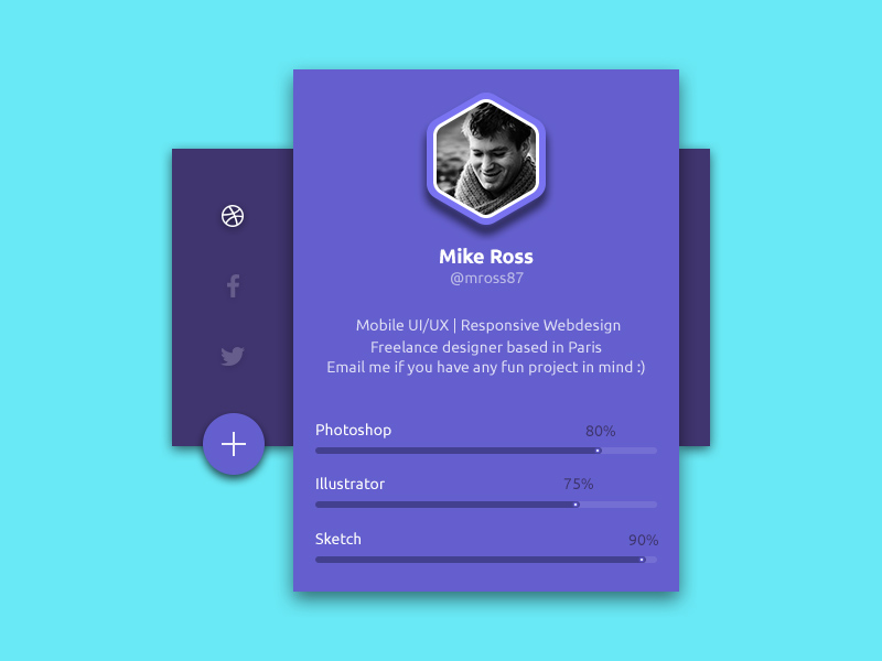 Multiple Profiles by Pavlos Aliko on Dribbble