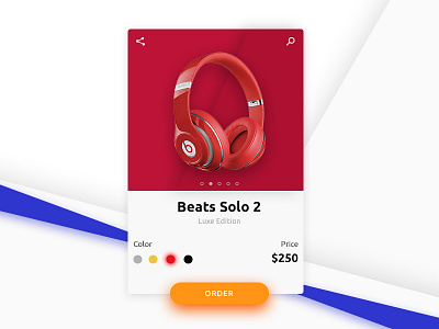 Beats Card app beats clean concept design flat interface material mobile music ui ux