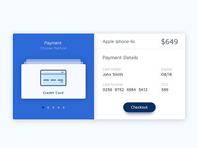 Payment Method by Pavlos Aliko on Dribbble