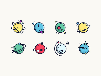 Small Planets by Pavlos Aliko on Dribbble