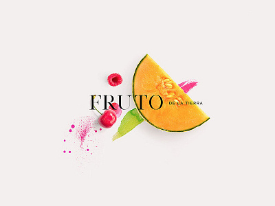 "FRUTO de la tierra" behance brand design branding bright creative design food photography fruits fruto illustration studiodflorez watercolor