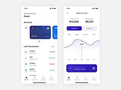 Banking app app bankingapp business finance financial mobile app mobile design money payments ui design