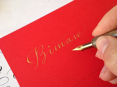 Вітаю / Congratulations artwork branding calligraphy calligraphy artist color handlettering handwriting ink typography