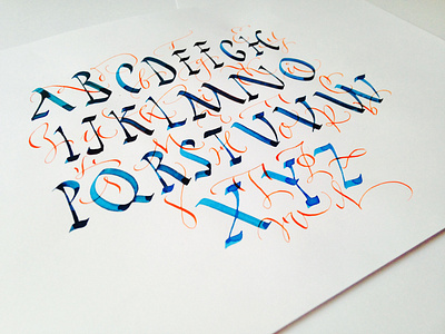 Alphabet / Rustica / Ukrainian Scoropis alphabet alphabetdesign artwork branding calligraphy handlettering handwriting ink rustica typography watercolor