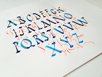 Alphabet / Rustica / Ukrainian Scoropis alphabet alphabetdesign artwork branding calligraphy handlettering handwriting ink rustica typography watercolor