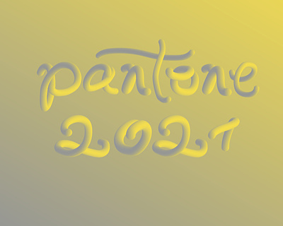 pantone 2021 artwork branding calligraphy color design handwriting illustration logo pantone2021 typography vector