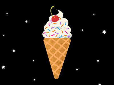 Ice-cream illustration