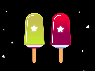 Ice-cream illustration candy design flat food icecream icon illustration logo minimal sweet vector