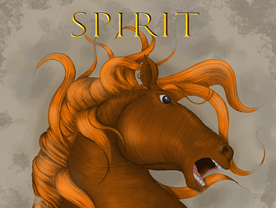 Spirit art arts branding horse john john green john green montgomery john green montgomery spirit typography vector