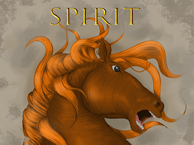 Spirit art arts branding horse john john green john green montgomery john green montgomery spirit typography vector