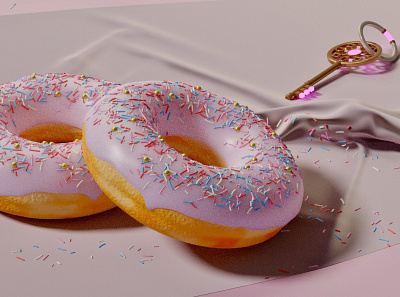Afternoon donut illustration