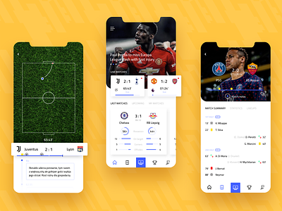 Football Live Scores - Concept App app ball football football app football club football live goal live scores match matches score scores soccer