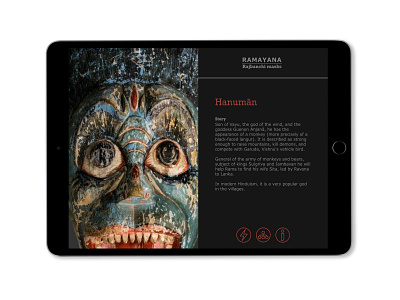 Augmented Reality - Museum application ar app augmented reality development museum ramayana unity ux ui design