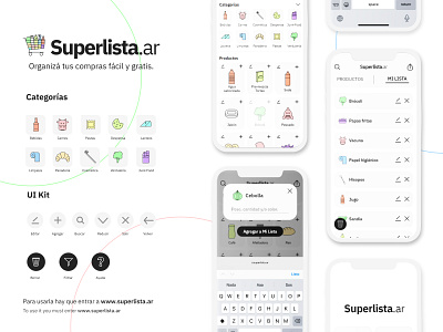 Superlista.ar grocerystore supermarket ui ux webdesign