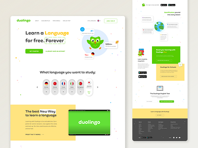 Duolingo re-design