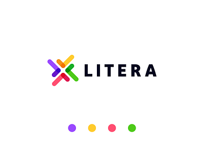 Litera app branding colors design icon logo minimal simple ui ux webdesign