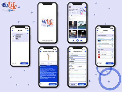 Redesign MyLife Brilife Mobile App Insurance brilife brilife insurance design insurance insurance company mobile app design mobile design mobile ui mylife brilife ui ui design ux