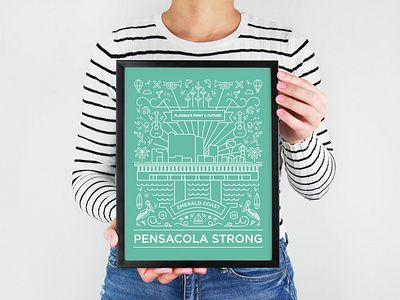 Pensacola Strong Illustration