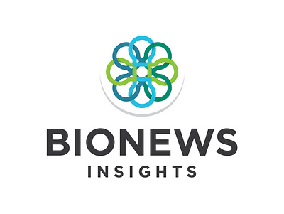 BioNews Insights Logo art direction branding design identity branding logo