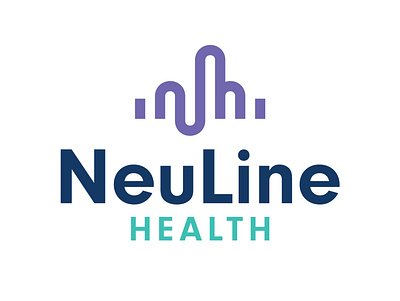 NeuLine Health Logo art direction branding design identity branding logo typography