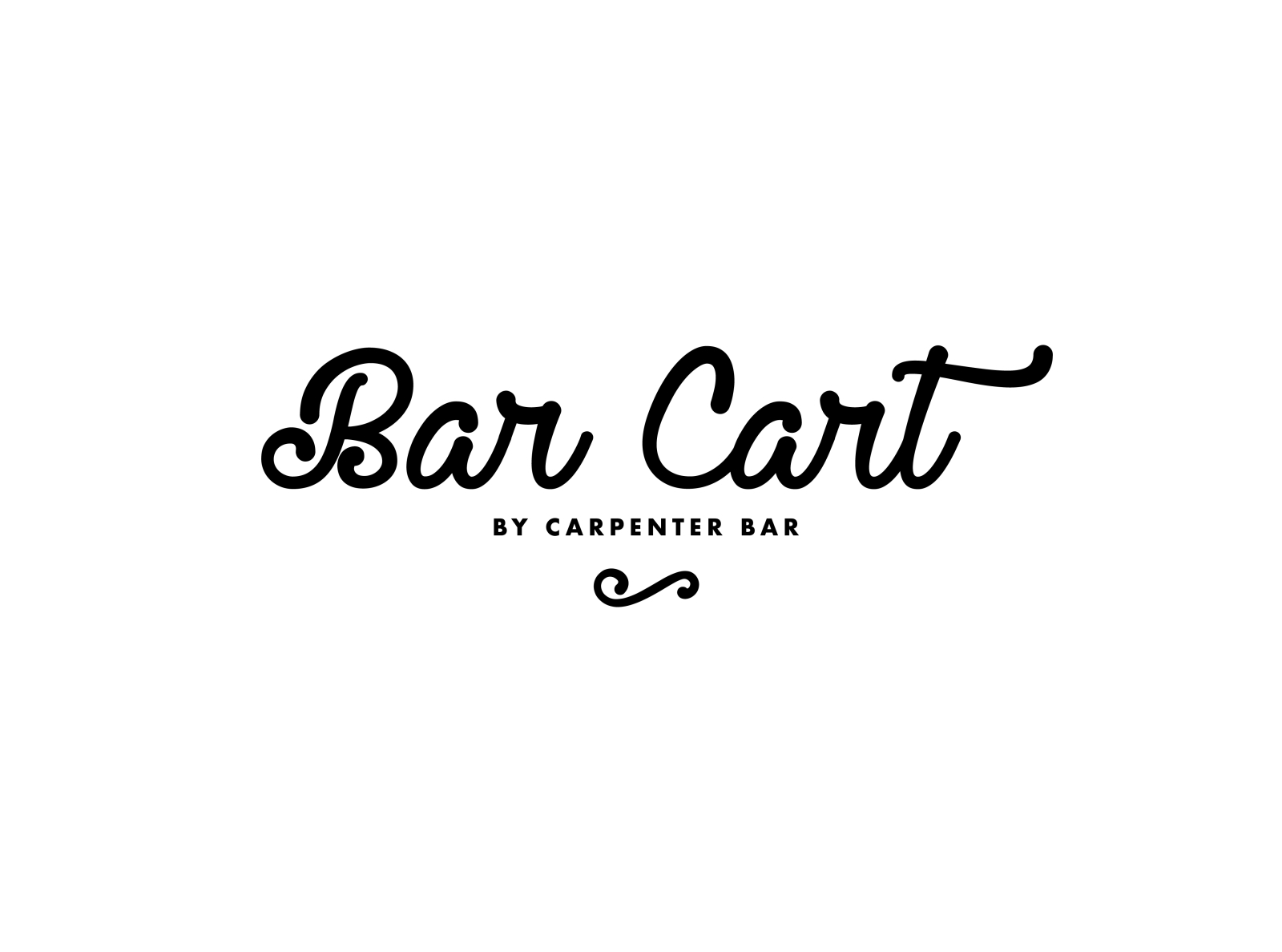 Bar Cart Logo by Liz Long on Dribbble